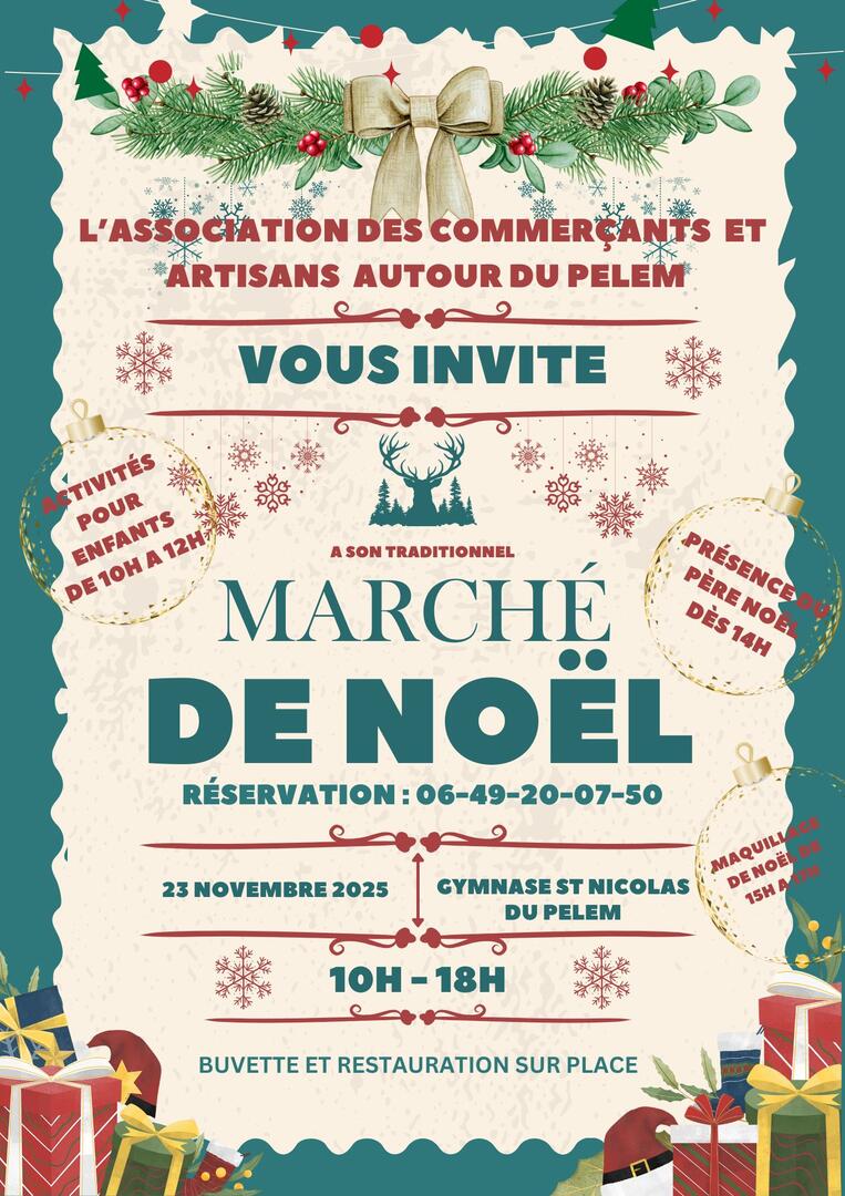 Marché de Noël de St-Nicolas-du-Pélem