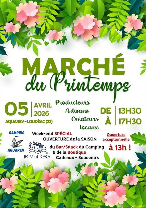 Marché de printemps - 5 avril 2026 - Aquarev - Loudéac