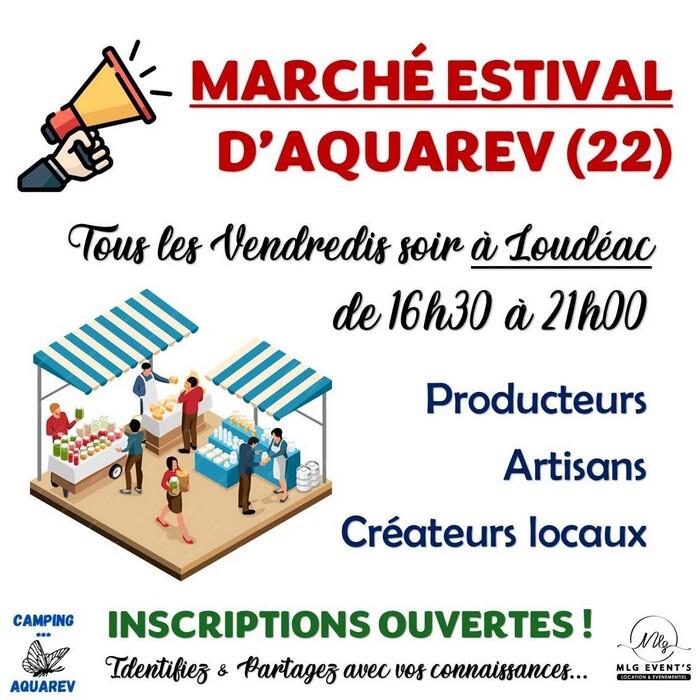 Marché estival d'Aquarev - Saison 2026 - Loudéac