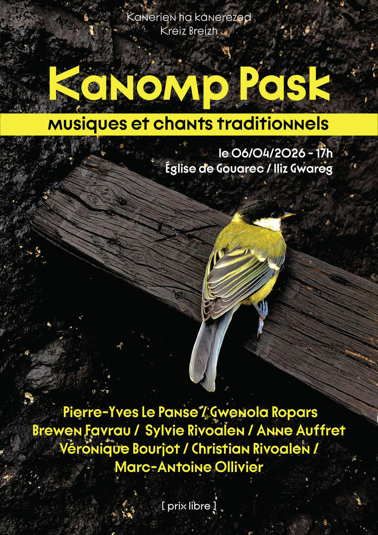 Affiche concert cantiques gouarec
