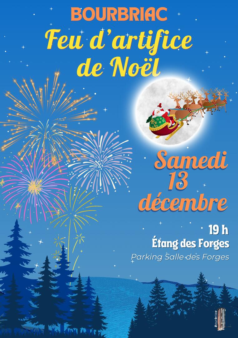 Feu d'artifice de Noël