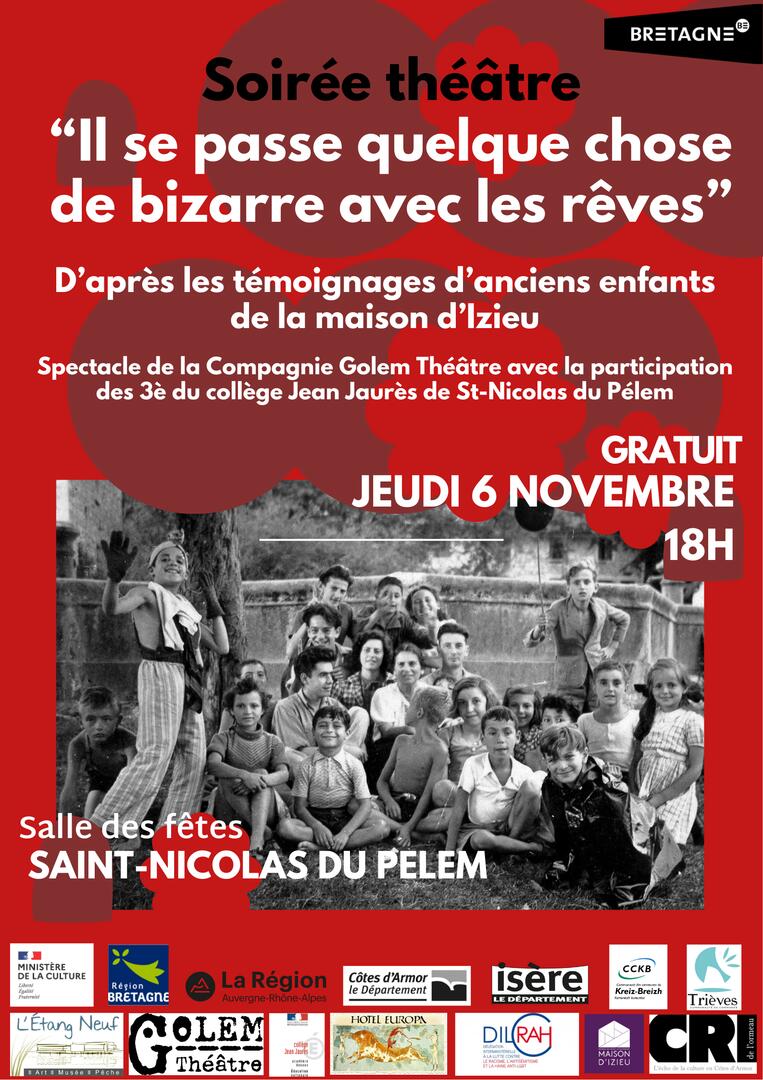 Affiche soirée théâtre