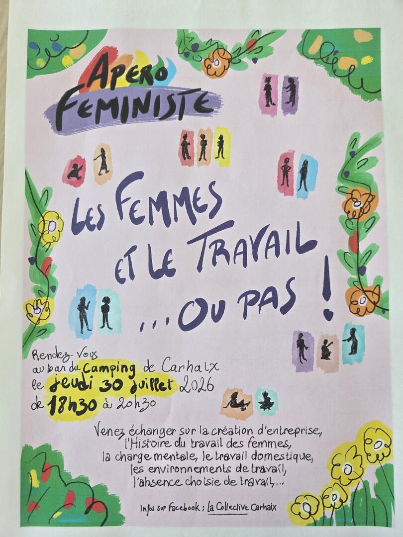 Apéro feministe 30 juillet