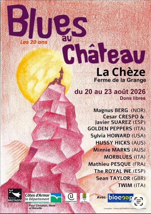 Blues au château - 2 - 20 au 23 août 2026 - La Chèze