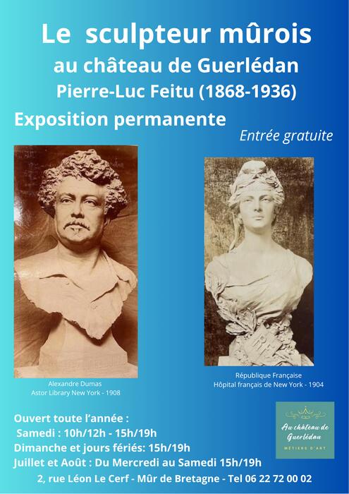 Exposition permanente Pierre Feitu - Nouveaux horaires - Au château de Guerlédan