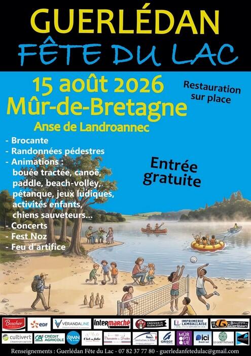 Fête du Lac - 15 août 2026 - Guerlédan