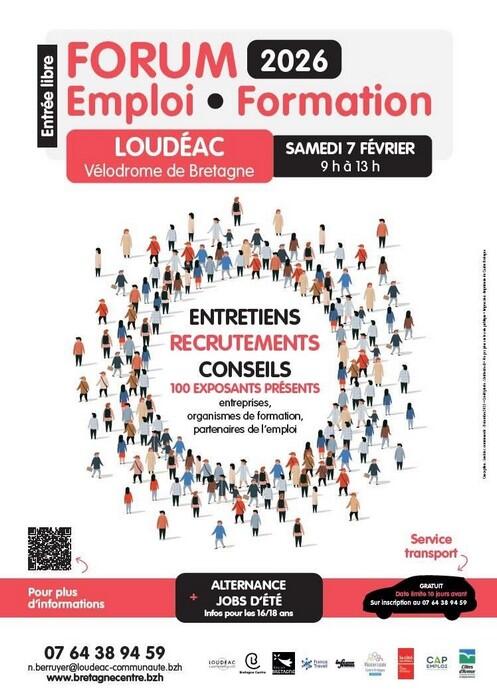 Forum de l'emploi - 7 février 2026 - Loudéac