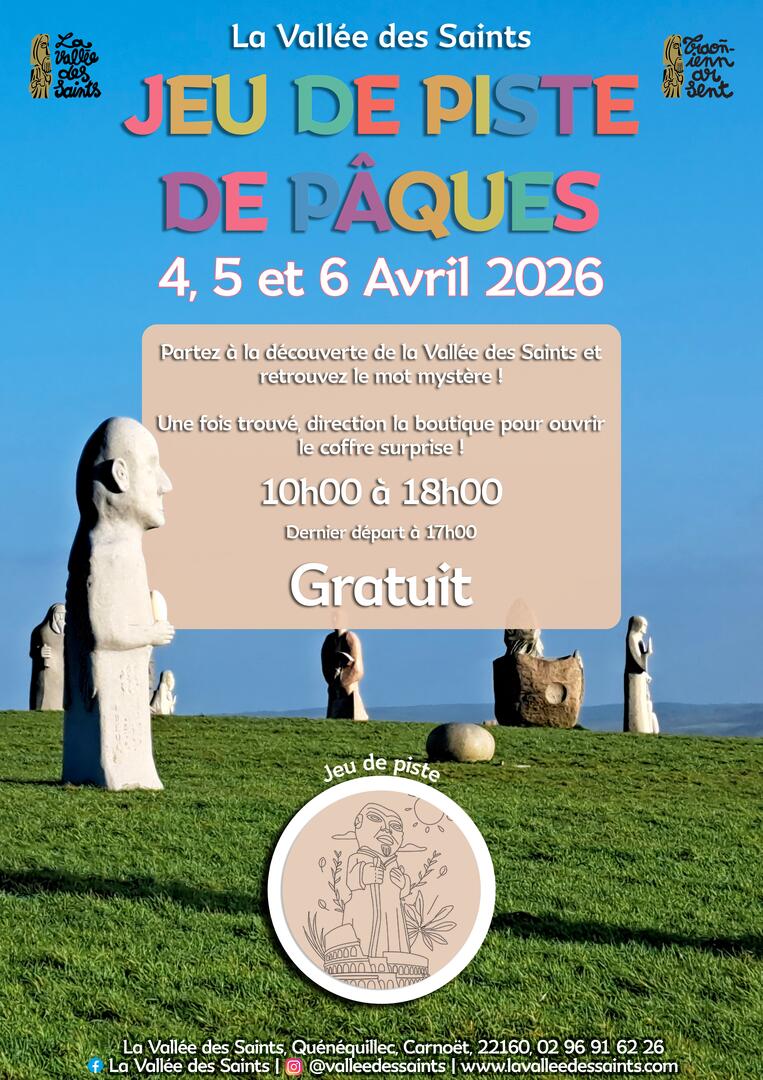 Jeu de piste de Pâques à La Vallée des Saints
