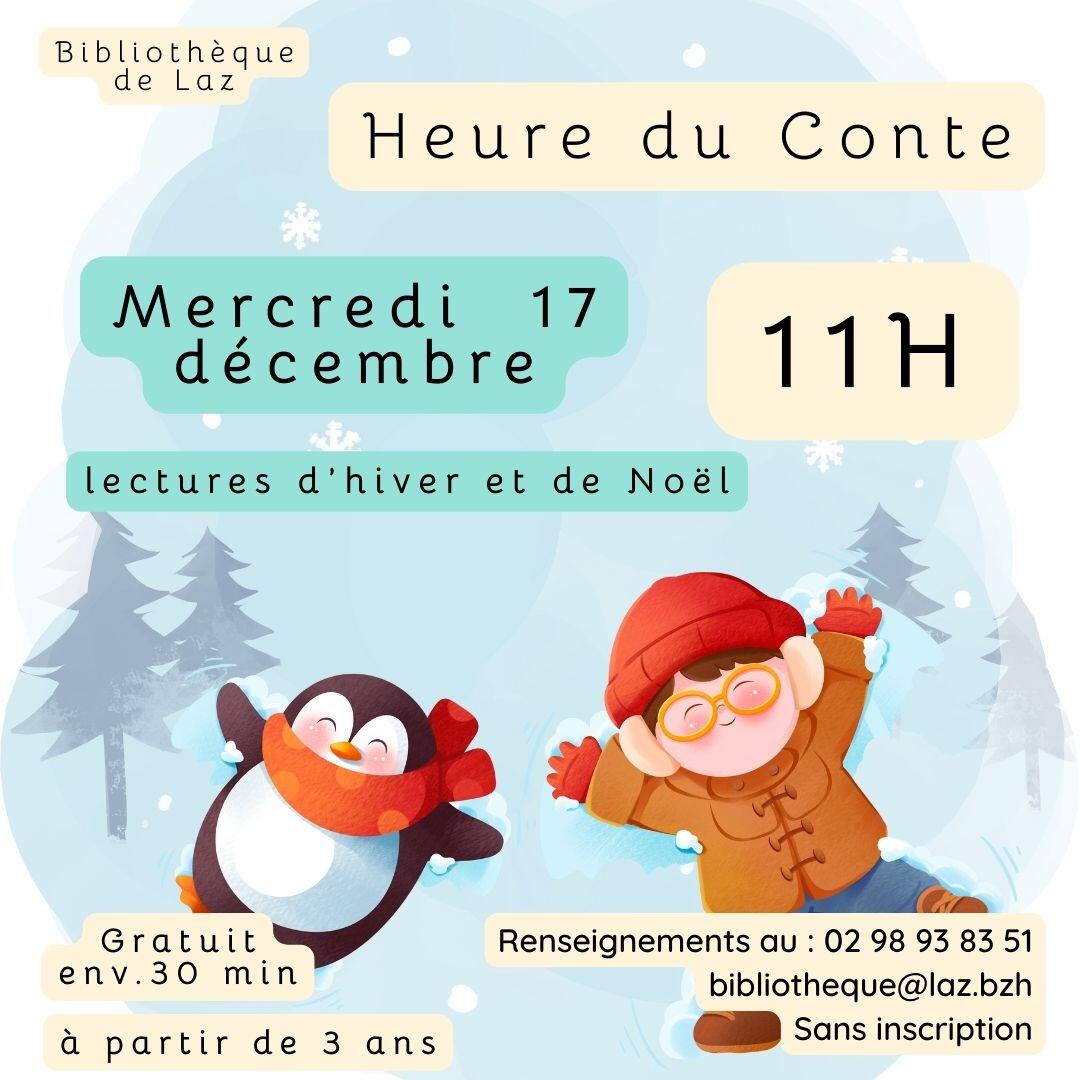 Heure du conte: lectures d'hiver et de Noël