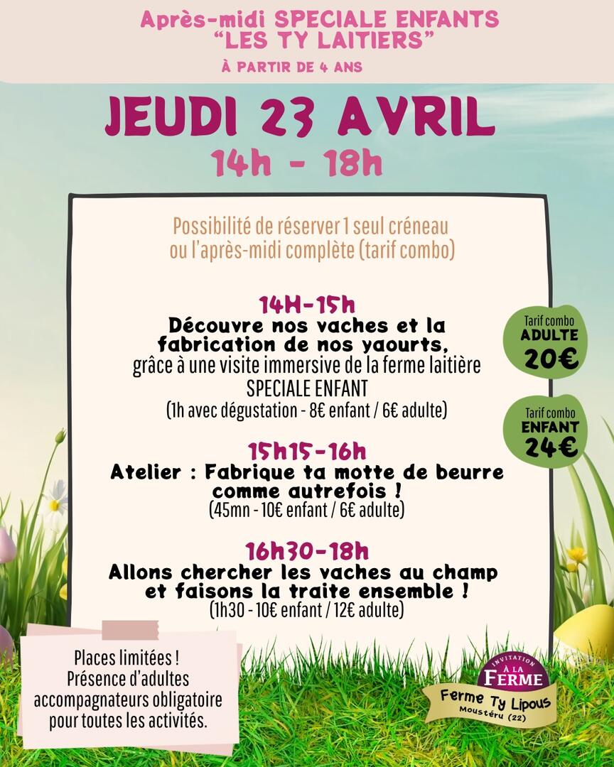 Les Ty laitiers à Ty Lipous