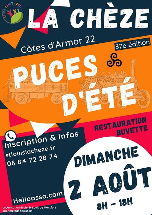Puces d'été - 2 août 2026 - La Chèze
