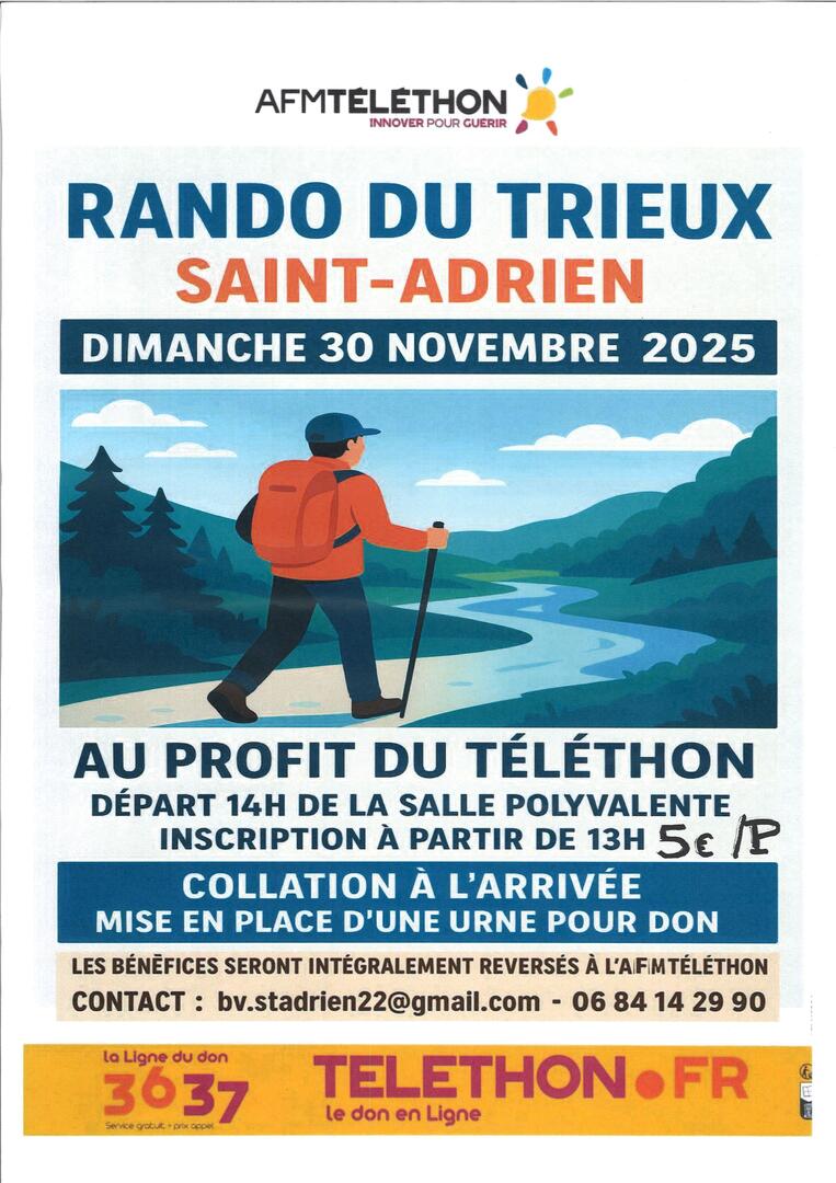 Randonnée Saint Adrien