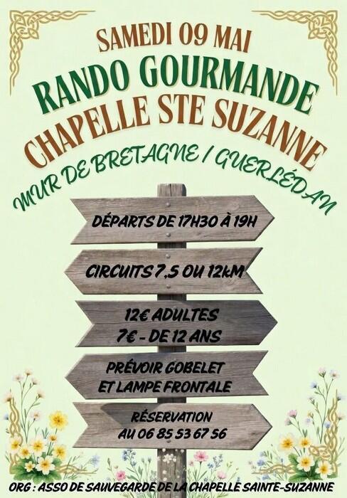 Rando gourmande - 9 mai 2026 - Guerlédan