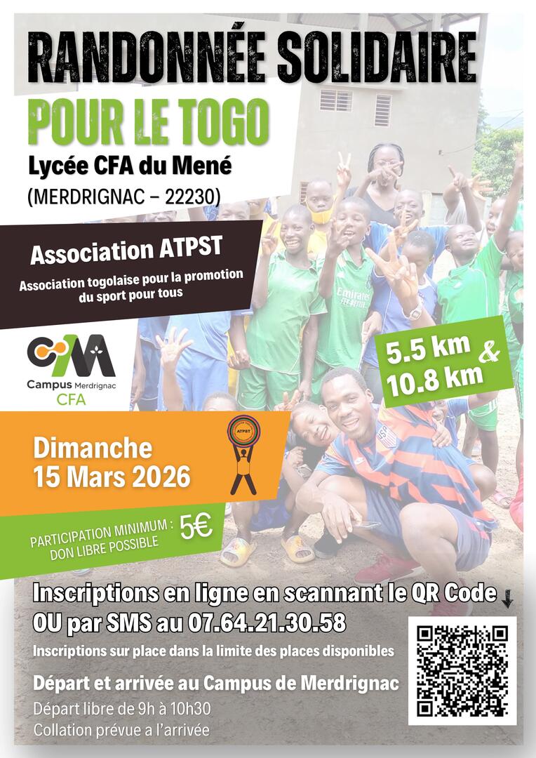 Randonnée solidaire - 15 mars 2026 - Merdrignac