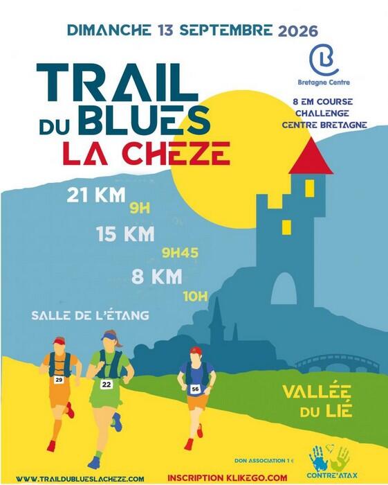 TRAIL DU BLUES - 13 septembre 2026 - La Chèze