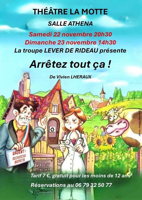 Théâtre - 22 & 23 novembre 2025 - La Motte