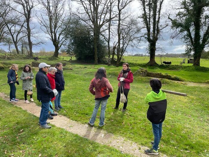 Village de l'an mil_visite de la rivière_Melrand