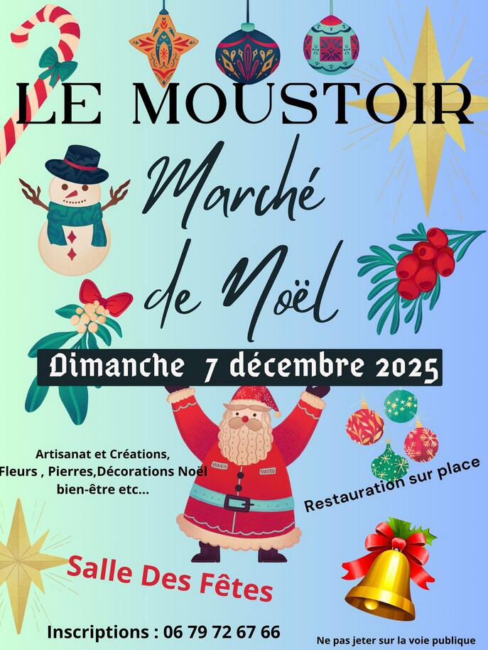 marché de noel le moustoir 7 decembre