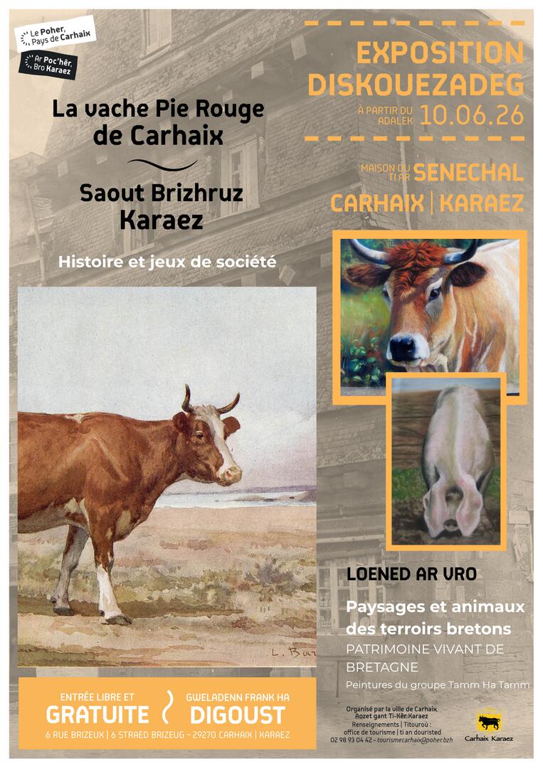 affiche expo pie rouge