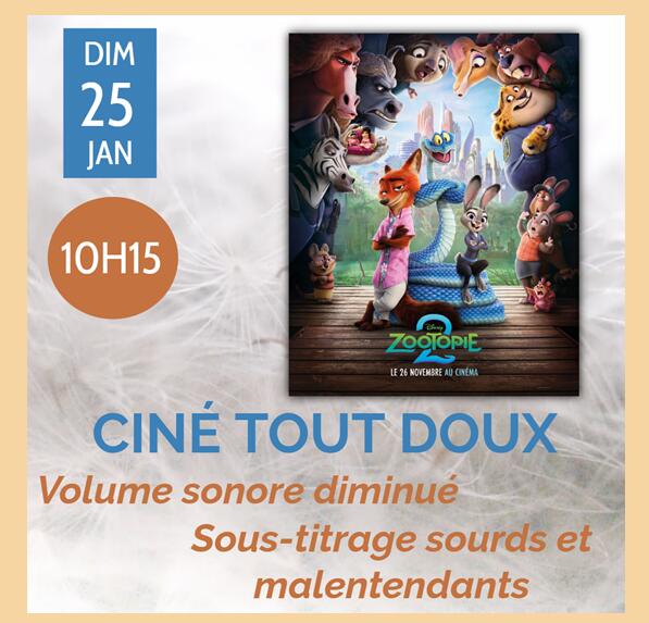 ciné tout doux le 25 janvier