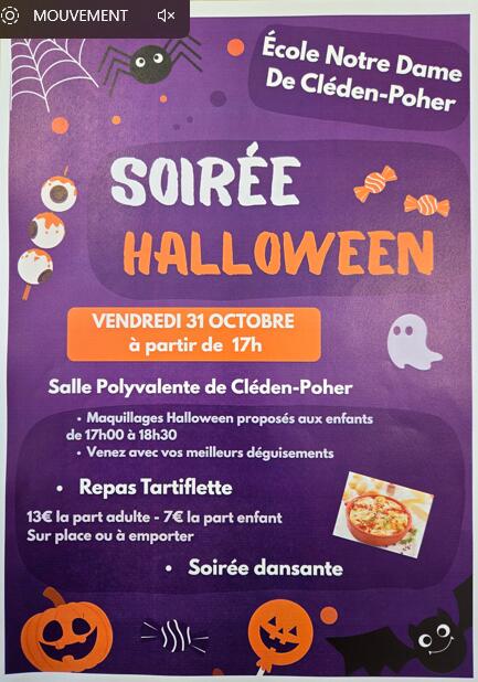 halloween cléden-poher