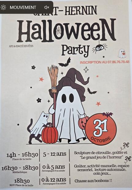 halloween party st hernin