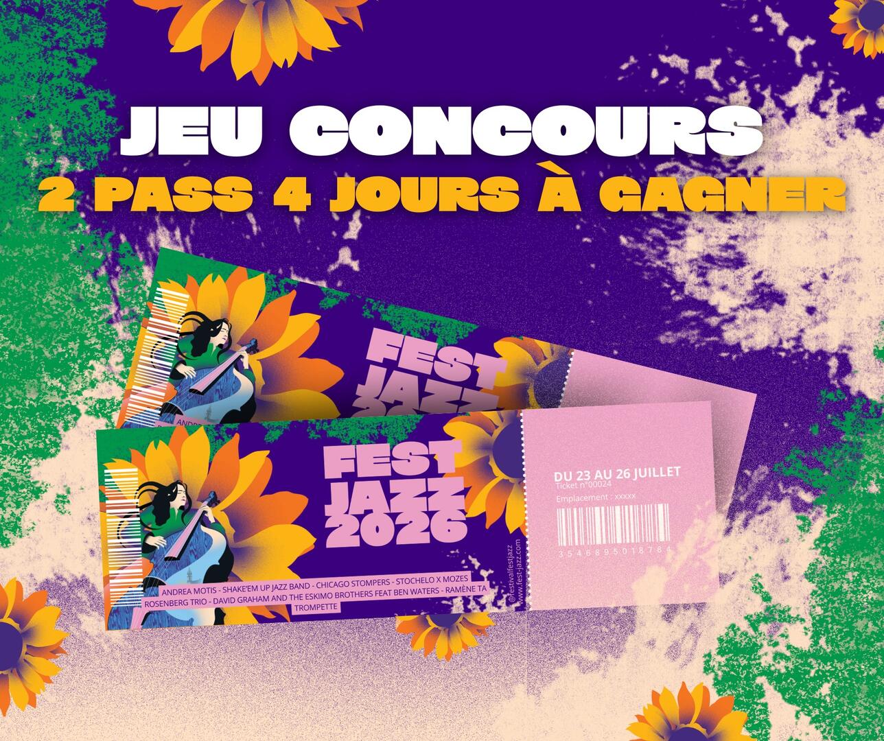 Fest Jazz 2026: Jeu Concours
