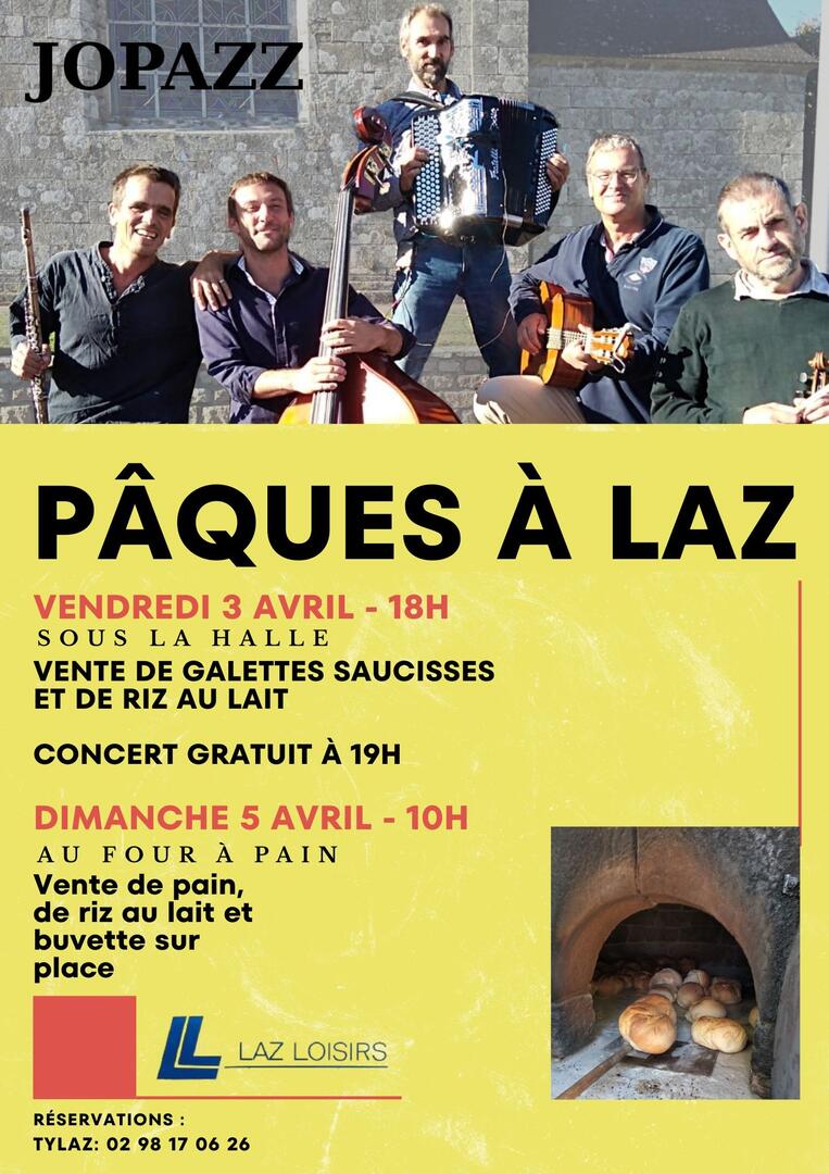 Affiche Pâques à Laz 2026
