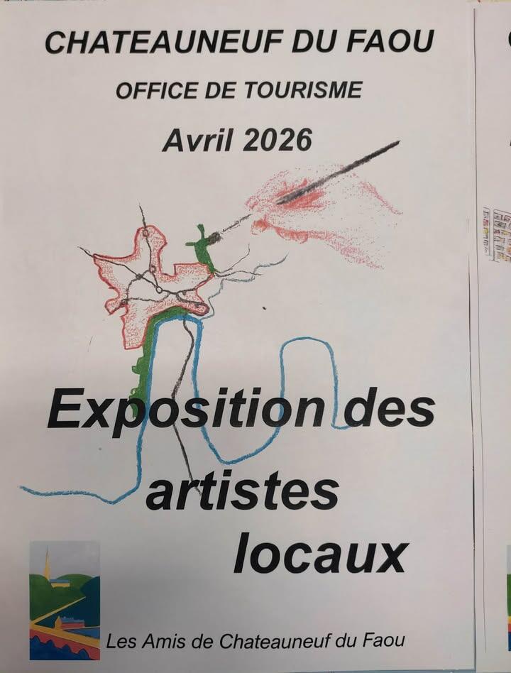 Affiche expo artistes locaux