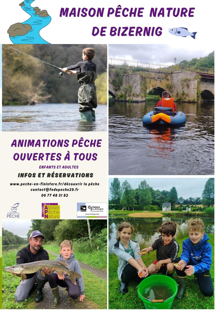 Affiche animations Pêche: pêche des carnassiers du bord