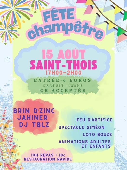 La fête champêtre du 15 août 2026