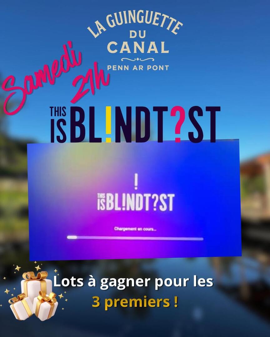 Affiche d'animation de la guinguette du Canal