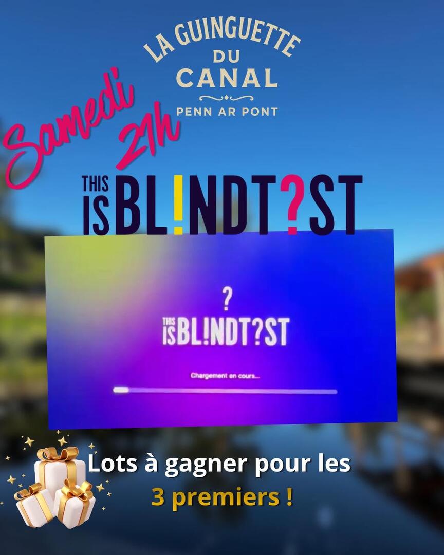 Affiche d'animation de la guinguette du Canal
