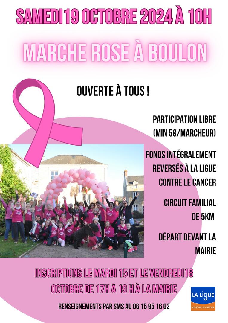 Marche rose BOULON