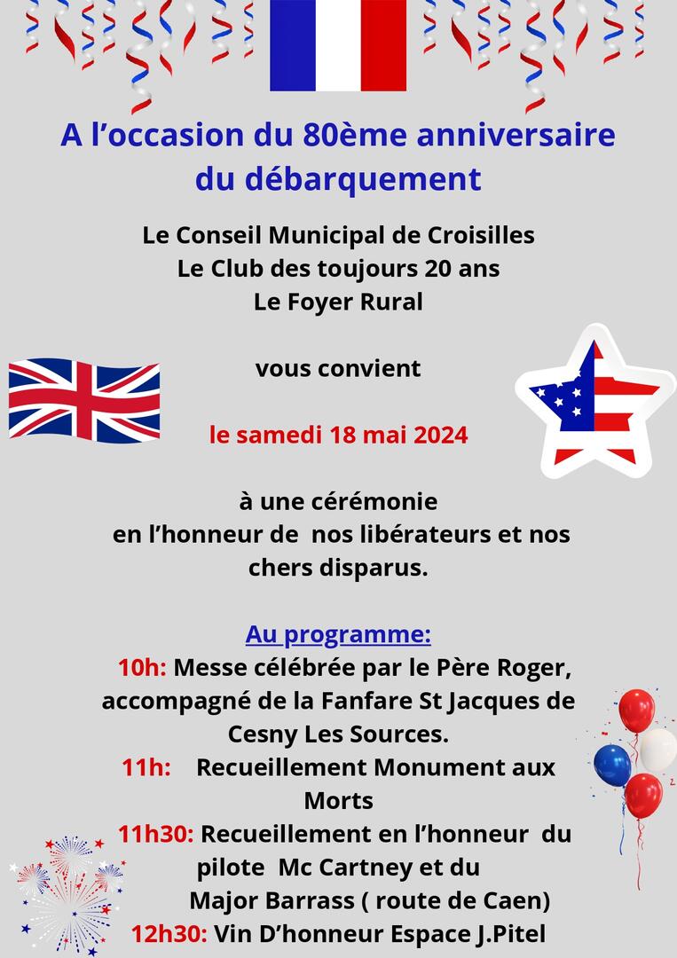 80ème anniversaire Croisilles