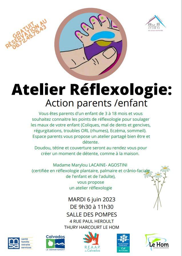 Atelier réflexologie parents enfants