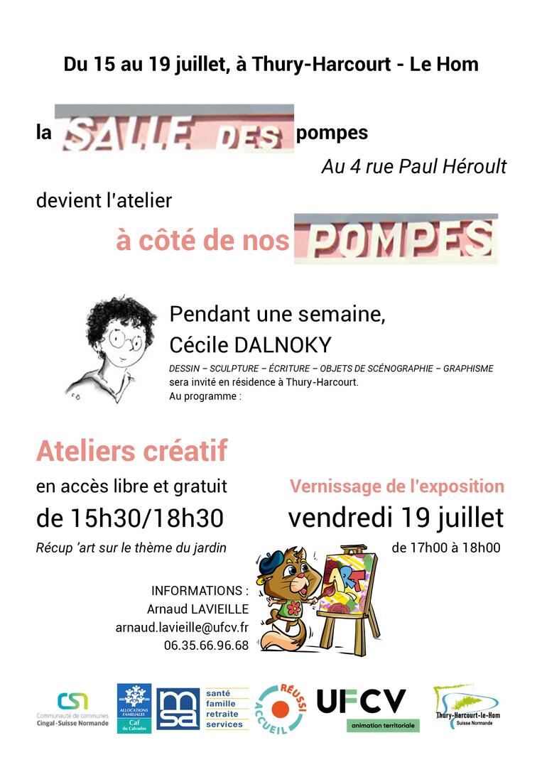 Affiche Ateliers créatifs