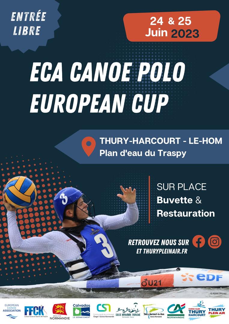 ECACUP - Coupe d'Europe des Nation Kayak Polo - Thury Harcourt 2023