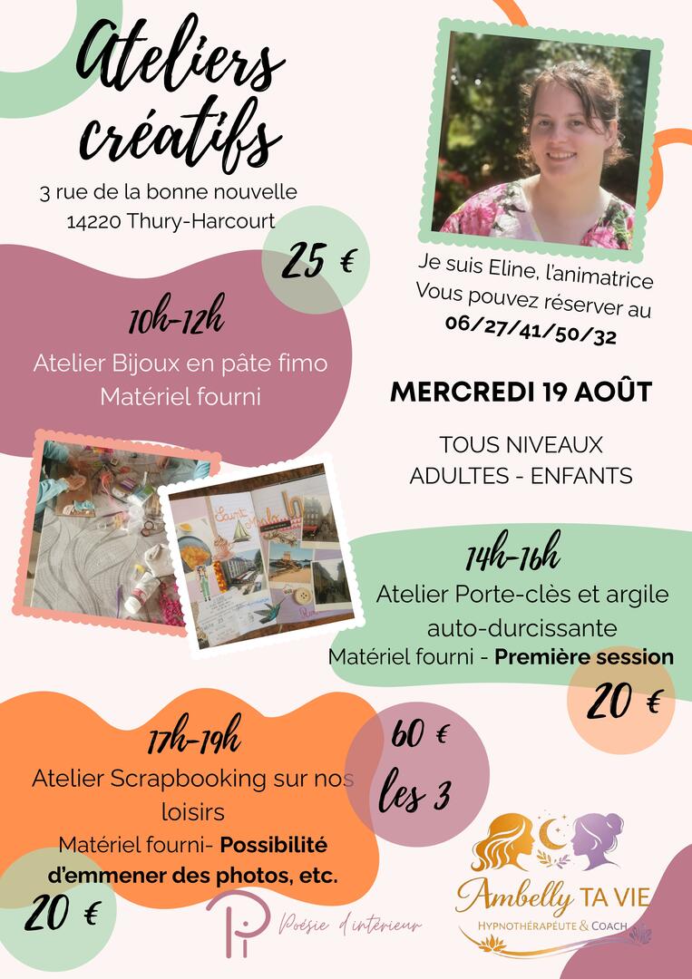 ateliers créatifs