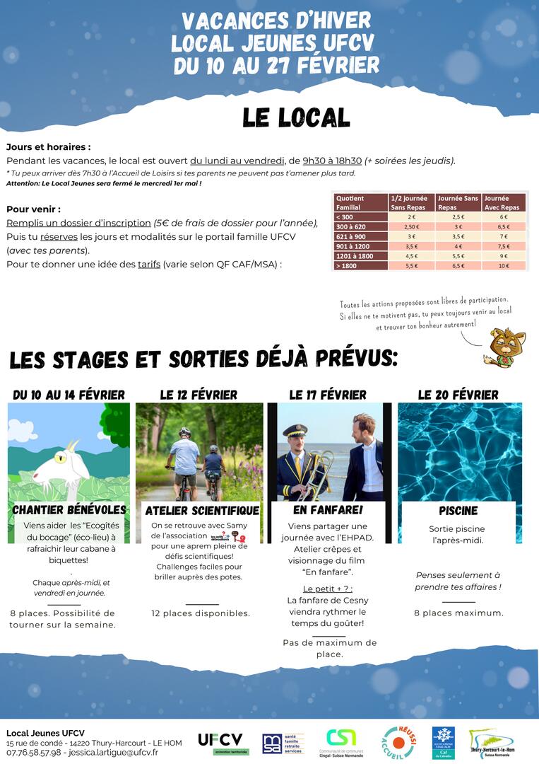 Affiche vacances d'hiver - 1