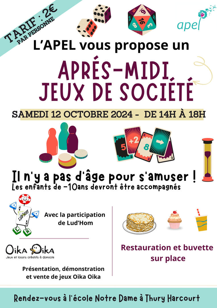 Après-midi jeux de société