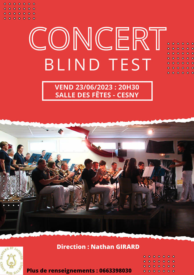 Concert blind test Cesny