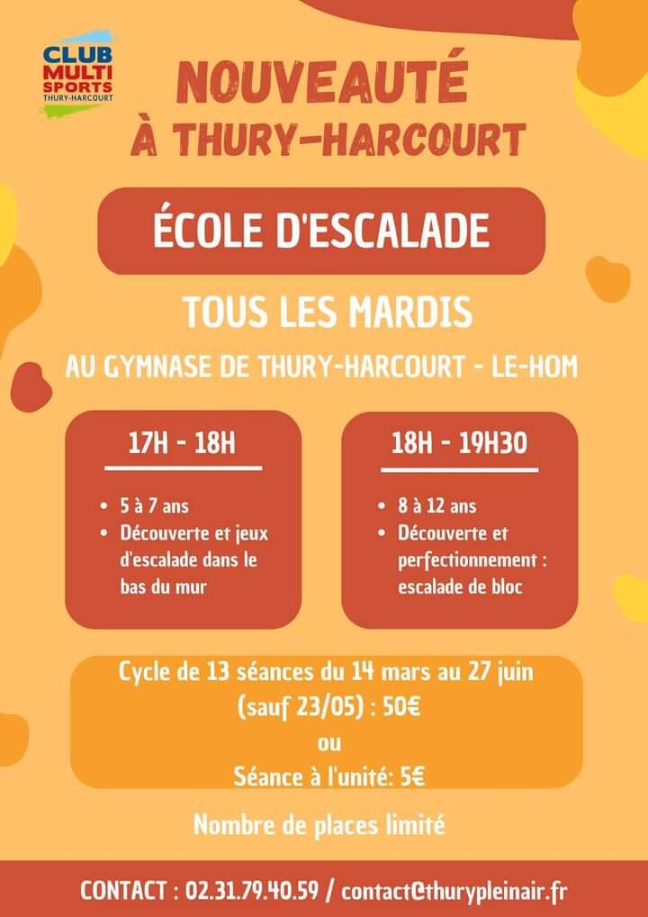 Ecole Escalade Thury Plein Air