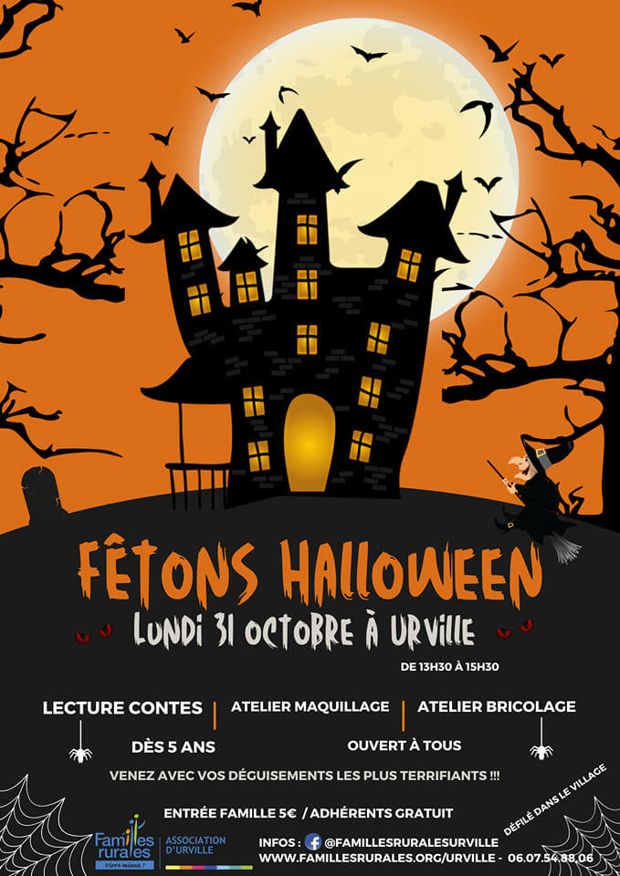 Fête d'halloween à Urville