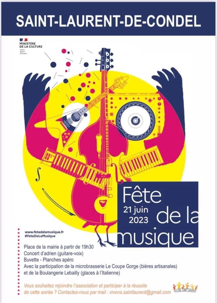 Fête musique St Laurent de Condel