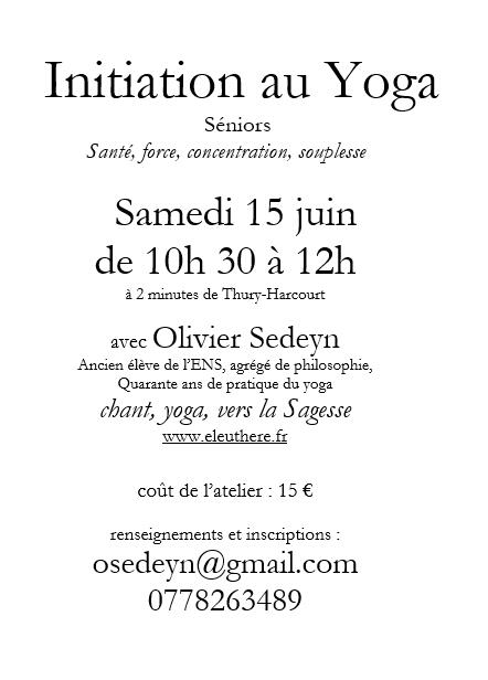 Initiation au Yoga