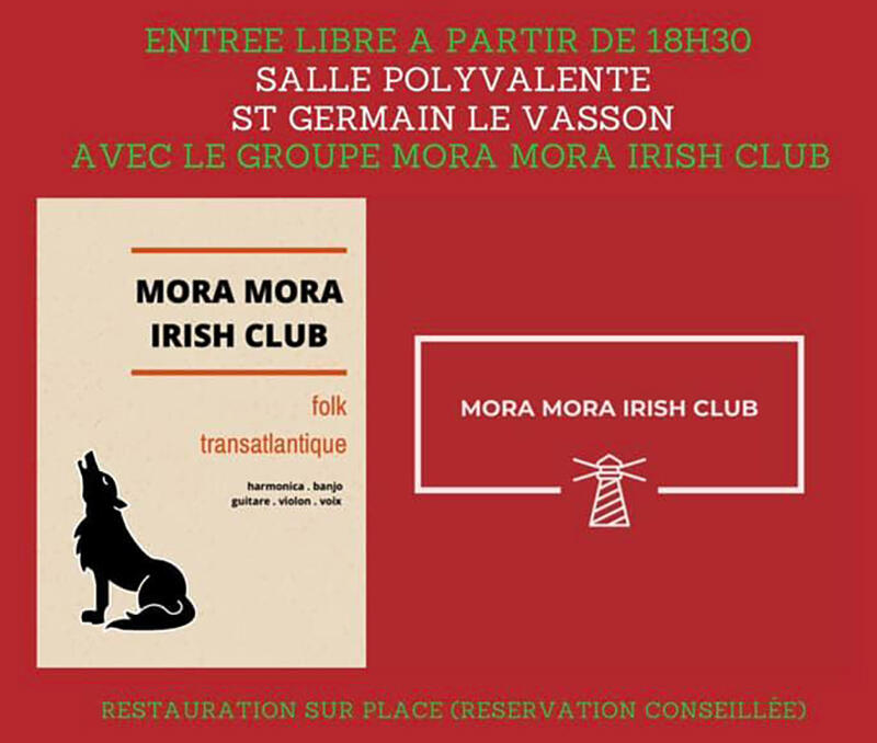 Soirée saint patrick saint germain le vasson