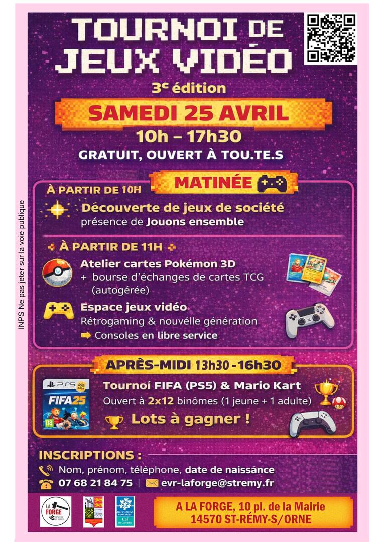 Tournoi jeux vidéos