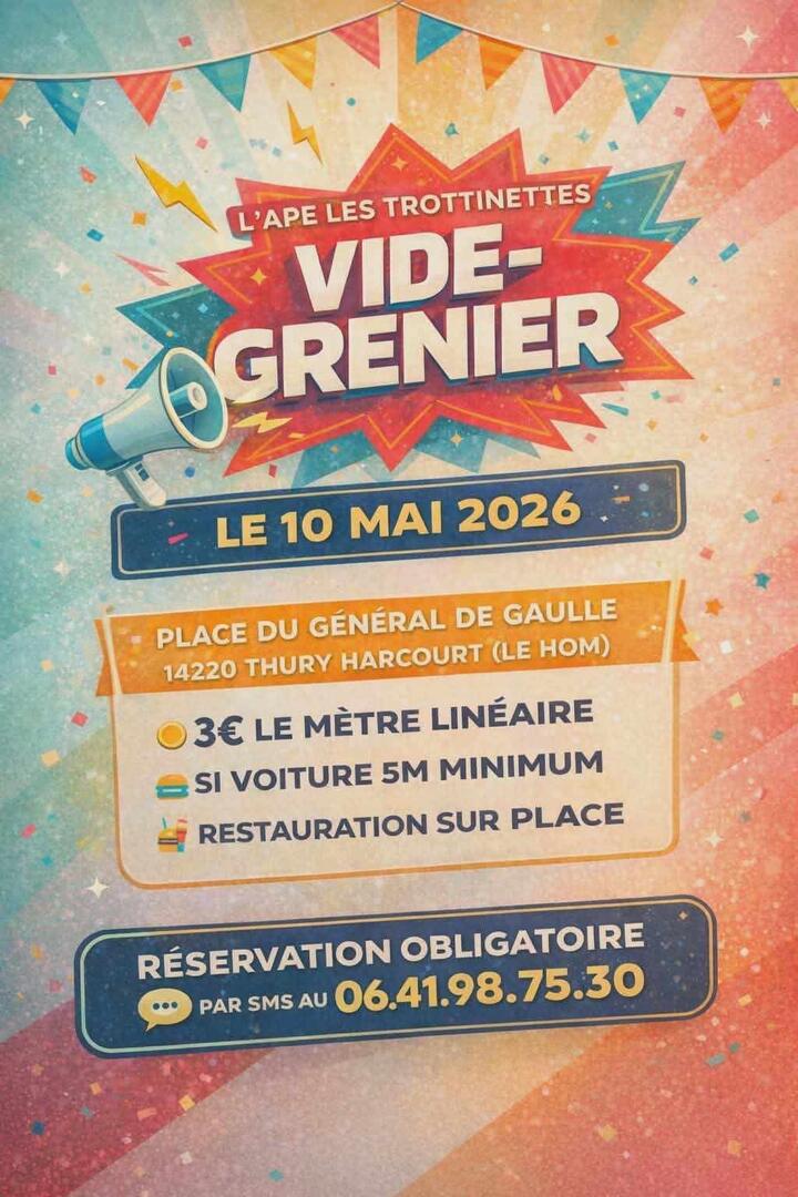 Vide grenier APE Trottinettes