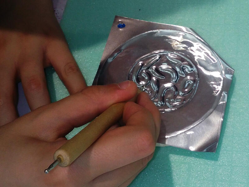 atelier métal à repousser